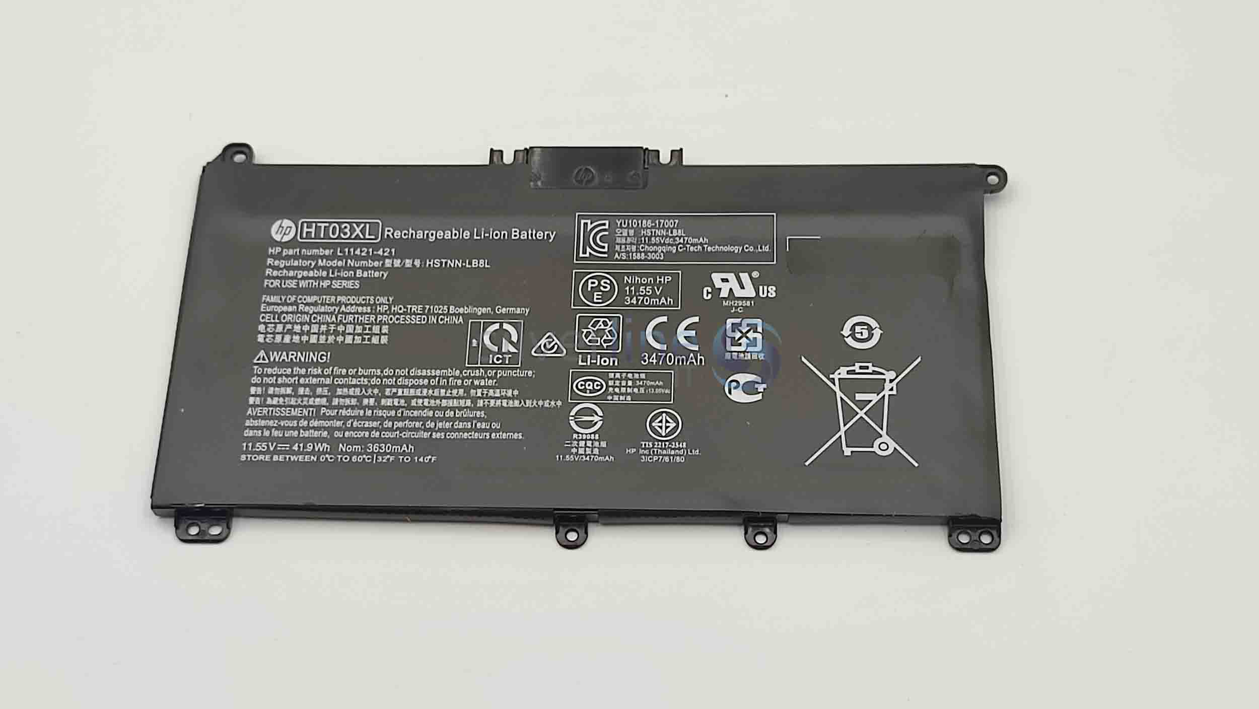 HP Pavilion15-DA0012DX Laptop Battery 41Wh HT03XL / L11421-422 / L11119-855
